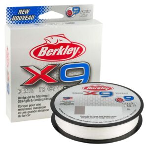 Berkley x9 Braid Crystal - 50lb - 164 yds - X9BFS50-CY